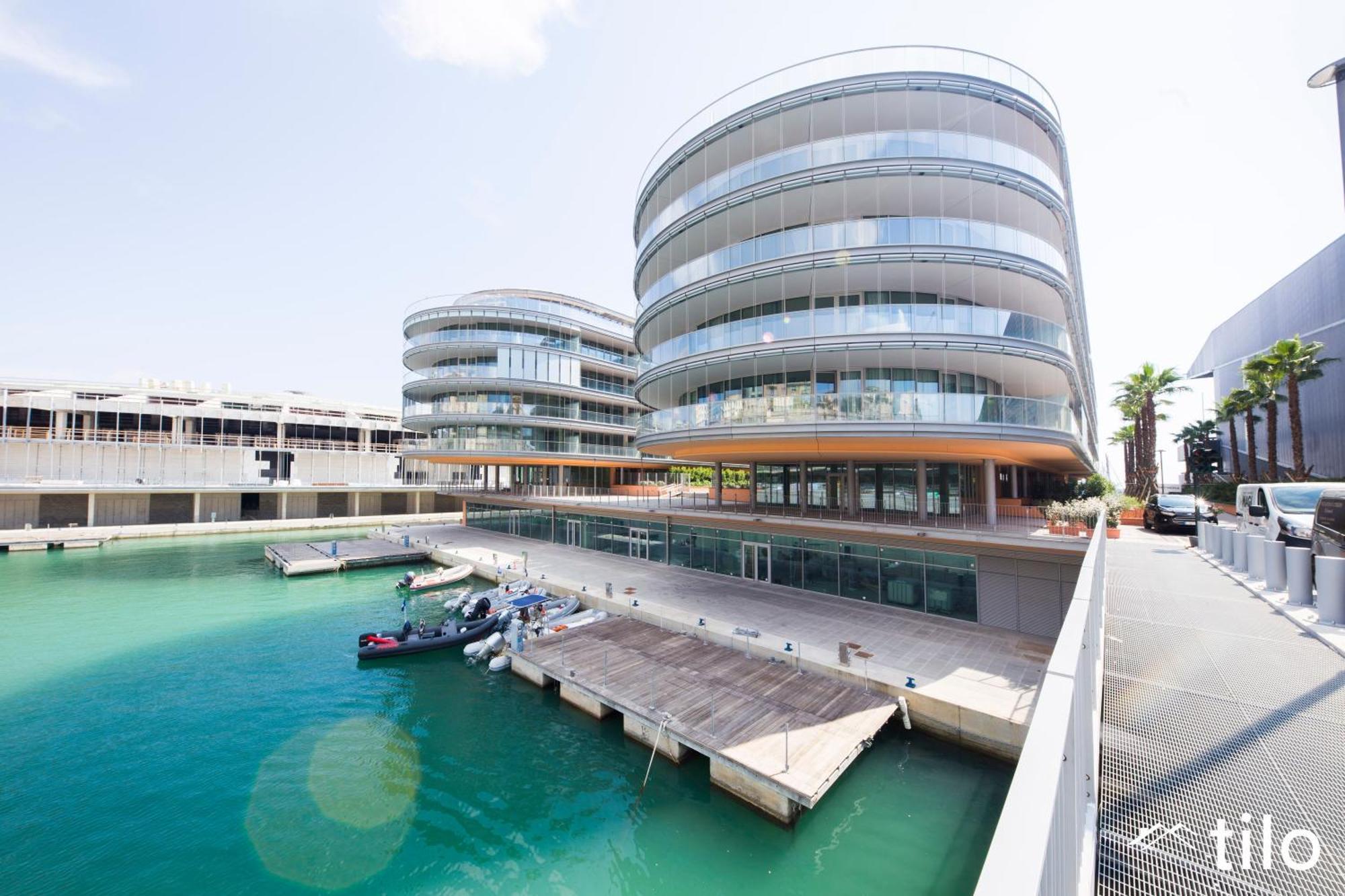 Waterfront Luxury Studio, Free Parking, Ac, Netflix & Wifi By Tilo Lux Genova