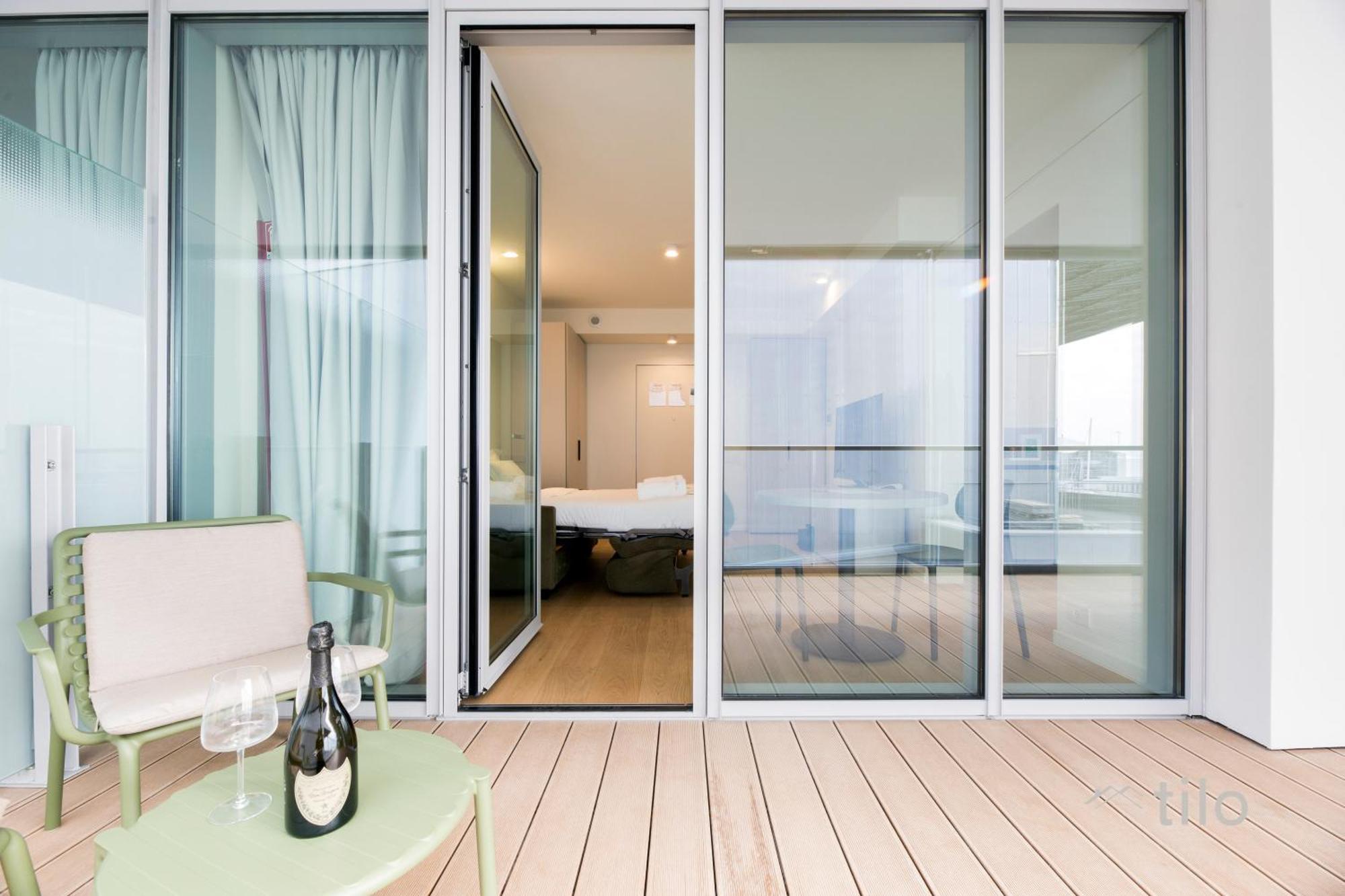 Appartamento Waterfront Luxury Studio, Free Parking, Ac, Netflix & Wifi By Tilo Lux Genova